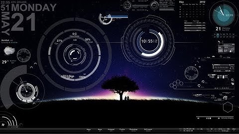 How to customize desktop in Windows 10 with Rainmeter