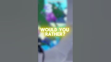 Would you rather? 🤔 (part 6)