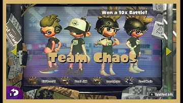 Splatoon 2: FinalFest! Chaos vs. Order, first rotation ~ 2019-07-18