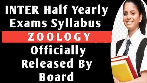 AP INTER Half Yearly Syllabus 2021|ap inter half Yearly exams 2021|Inter half Yearly exams syllabus