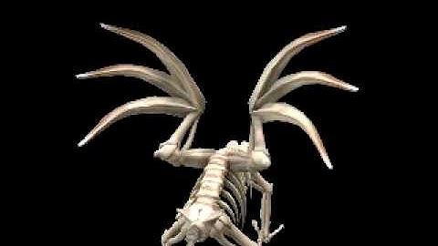 Spore Dragon Skeleton