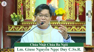 Chúa Nhật Chúa Ba Ngôi || Bài Chia Sẻ: Lm. Giuse Nguyễn Ngọc Duy C.Ss.R.