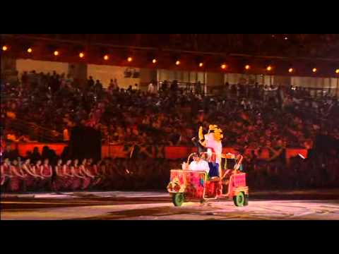 Shan with Shera Commonwealth Games Delhi 2010 Closing Ceremony Oct 14th