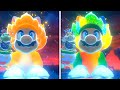 Bowser's Fury - Normal vs Rainbow Fury Bowser Boss Fight (Comparison)