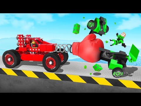 Build The BEST JOUSTING CAR Challenge! (Trailmakers)