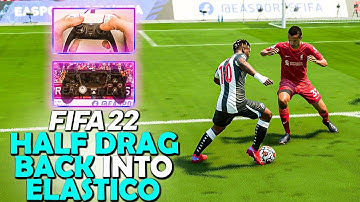 One of the BEST SKILL MOVE COMBINATIONS in FIFA 22 | HALF DRAG BACK into ELASTICO TUTORIAL | FIFA 22