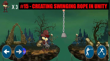 Swinging Rope 2d Game In Unity #15 | Complete 2D Platformer in Unity