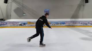 Ice skating ground touch tutorial