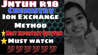 jntuh r18 chemistry ion exchange method very important 💯👍😍 screenshot 4