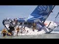 World on Water Dec 07.14 Sailing Show. Actual crash footage (language) Comanche v Wild Oats more