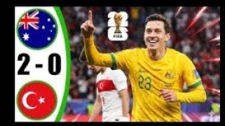 HIGHEST | Australia 2 - 0 Turkey FIFA WORLD CUP 20226 MACH HIGLITIS 🔥