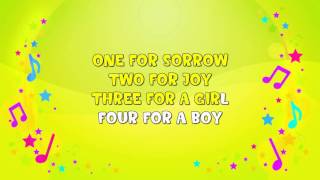 One for Sorrow | Karaoke | Counting Song | Learning Song | Nursery Rhyme | KiddieOK