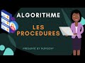 Algorithme  les procdures