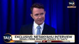 Douglas Murray interviews Israeli Prime Minister Binyamin Netanyahu on TalkTV