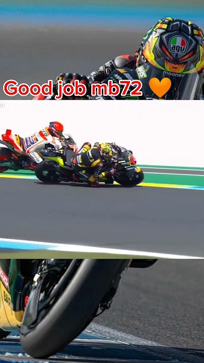 good job mb72 🧡 #vr46racingteam #marcobezzecchi #mb72 #motogp2023 #motogp #valentinorossi #vr46