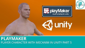 Playmaker: Setup Player Character With Mecanim In Unity Part 5