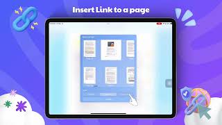 Insert a link, stay on track – all in your note.