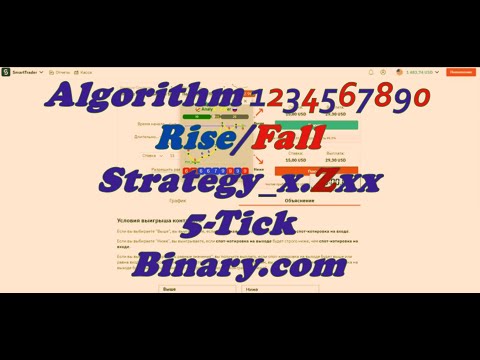 Algorithm Rise/Fall Strategy x.Zxx 5Tick Binary com