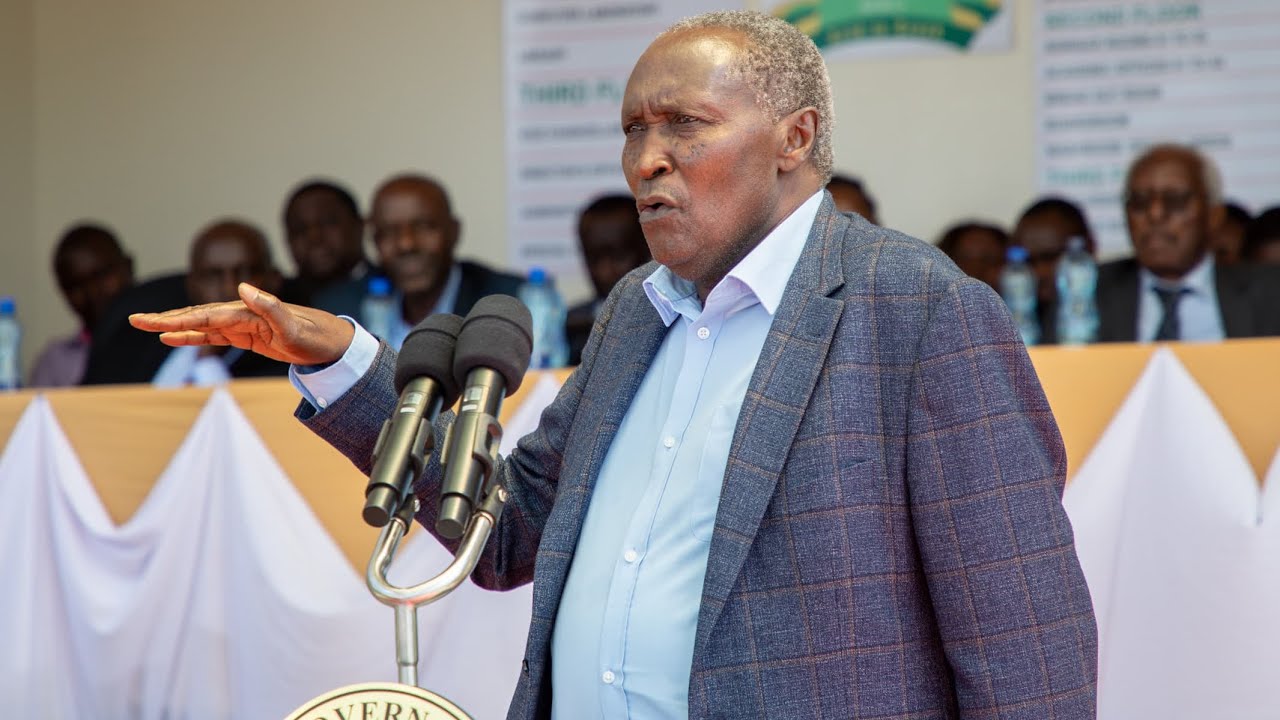 Makueni billionaire (NGOONI SUPERMARKET) speaks to SEKU, WOTE campus students.