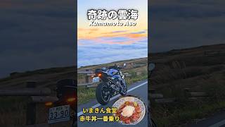 【奇跡】阿蘇雲海がヤバすぎ!レア赤牛千本すじを初体験 #雲海チャレンジ #阿蘇ツーリング #shortstravel #kumamoto #阿蘇 #shorts  #shorts