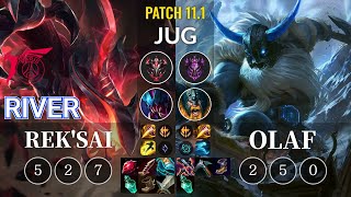 TLN River Rek'Sai vs Olaf Jungle - KR Patch 11.1