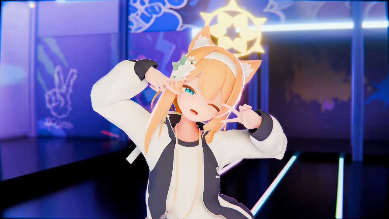 Mari Iochi / Do the Dance【ブルーアーカイブMMD/Blue Archive/4K/60fps】 #cute #dance #game