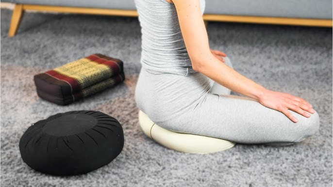 Cojín de meditación de lana Zafu sin tabla