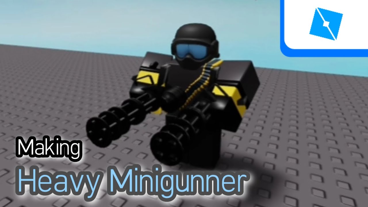 Replicate Heavy Minigunner Roblox Studio Youtube - roblox tower defense simulator minigunner toy