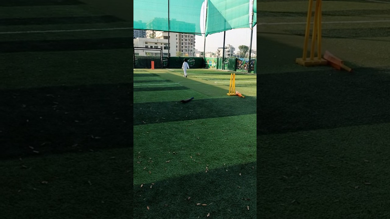 SIKH BOY 5 YEAR OLD Learning Spin Bowling  