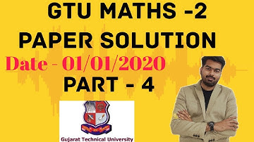 GTU Exam | Mathematics 2 gtu paper | Gtu Paper solution   #gtuimp #gtuexam #maths2