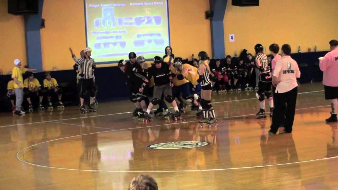 Men's Roller Derby Sound Outcast vs Portland Men's Roller Derby at Throwdown in the Sound 6 9