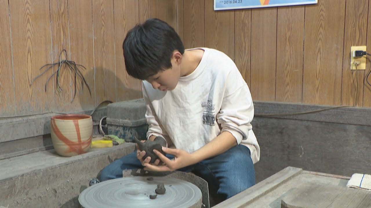 弟が中学2年生の時に作成した置物 陶芸 オリジナル 備前焼作家を目指す中学生「世界にも共感を持ってもらえるような作家に