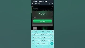 21 December Frog Farm Daily Cipher Code || Today Frog Farm Daily Cipher Code