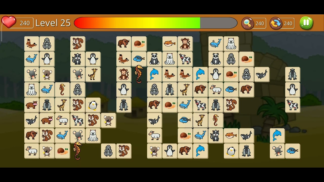 Animal connect game Level 25 - YouTube