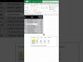 Excel Quick Analysis