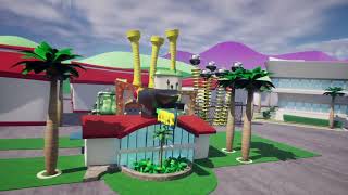 Kids' WB Backlot- Maya to Unreal Conversion