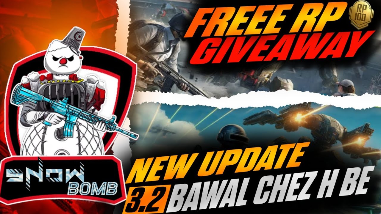 Meca Rp RP GIVEAWAY | BGMI NEW MOD MECHA FUSION | LIVE WITH SNOWBOMB | AAJAO RP ...