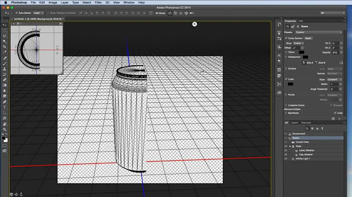 Photoshop 3d: Part 2  Scene Properties