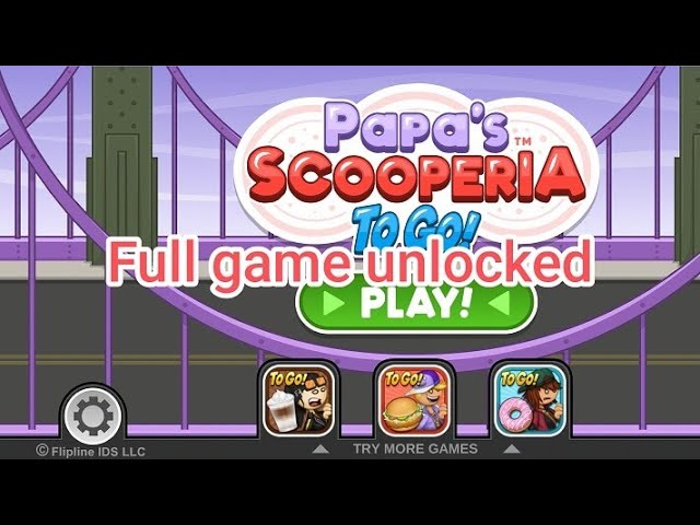 PAPA'S SCOOPERIA TO GO! jogo online no