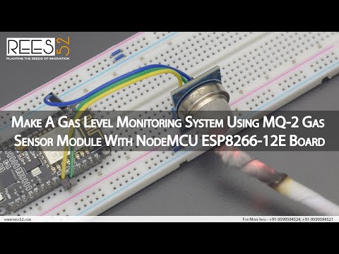 Make A Gas Level Monitoring System Using MQ-2 Gas Sensor Module using THINGSPEAK IoT Software
