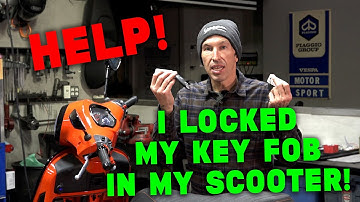 Help! I locked my Vespa KEY FOB in my GTS HPE2, now what??