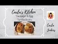 'SAUSAGE' & EGG TORTILLA BOATS | CARLA'S KITCHEN | COOK WITH ME | CALORIE COUNTING | CARLA JENKINS