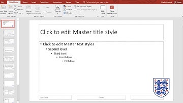 Microsoft PowerPoint - Deleting Images Using the Slide Master
