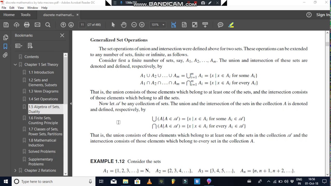 GENERALIZED SET OPERATION - YouTube