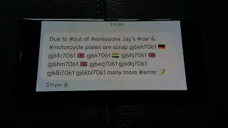 Of Jays Plates Are Scrap Gj6Eh7061 Gj6Fc7061 Gj6K7061 Gj6Hj7061 Gj