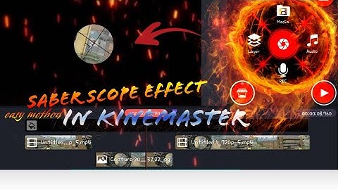Saber scope effect in kinemaster | pubg mobile | scope effect effect in kinemaster | @baroodgaming
