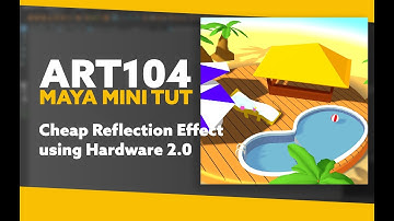 ART104 | Maya Mini Tutorial | Lazy Reflections in Hardware 2.0