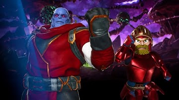 Marvel vs Capcom Infinite: Thanos and Arthur arcade playthrough