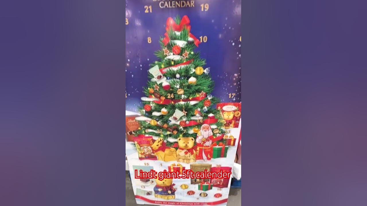 Giant lindt advent calendar christmas chocolate adventcalendar 