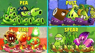 PvZ2 - 4 Super Teams Plant & Vine Battlez - Who Will Win? Team Plants vs Team Plants